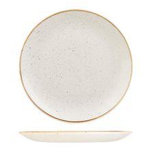 PLATE COUPE WHT 288MM,C/HILL STONECAST
