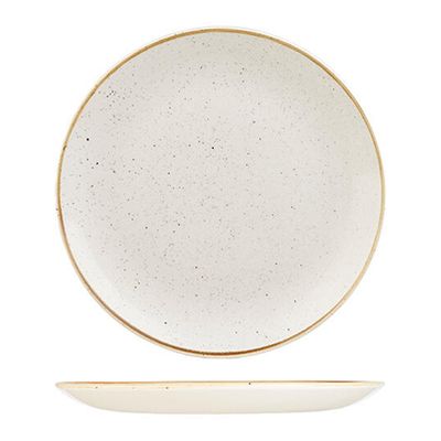 PLATE COUPE WHT 288MM,C/HILL STONECAST