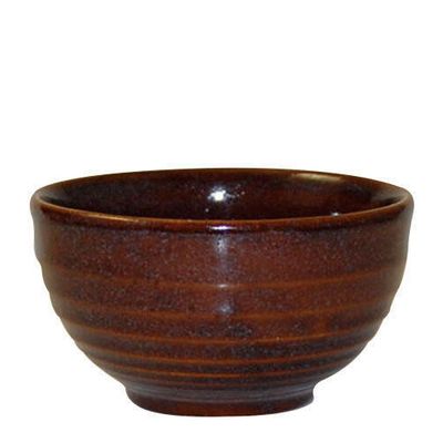 BOWL BROWN 130X74MM, CHURCHILL BIT/SIDE