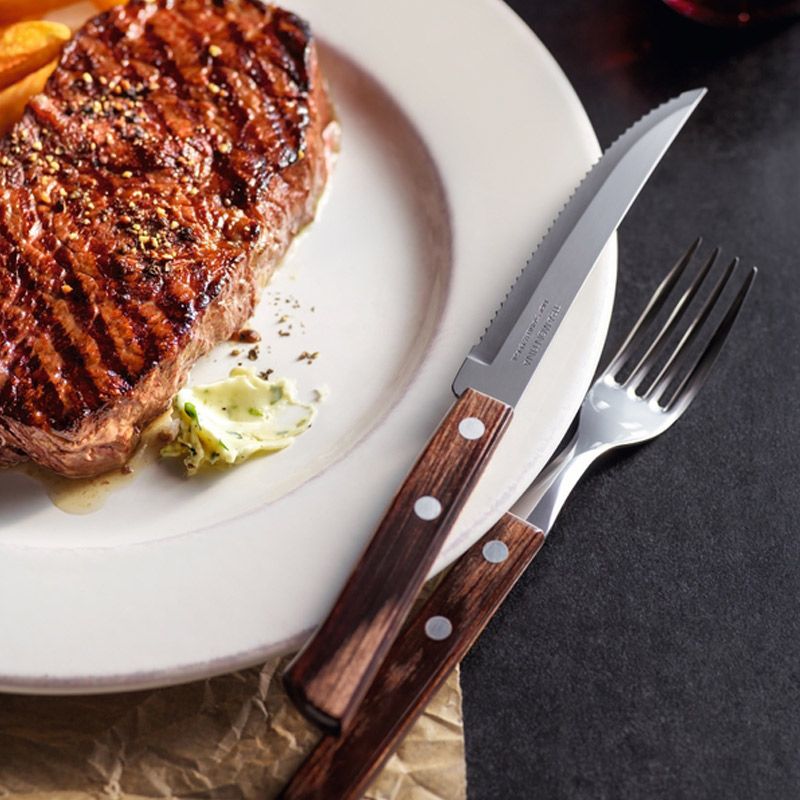 KH Pistol Grip Steak Knives Stainless Steel - Ken Hands Hospitality Importer