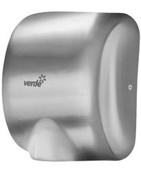 HAND DRYER AUTO S/STEEL, VERDE MIGHTY