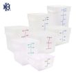 FOOD CONTAINER TRANSLUCENT POLYPROPYLENE KEN HANDS