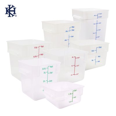 FOOD CONTAINER TRANSLUCENT POLYPROPYLENE KEN HANDS
