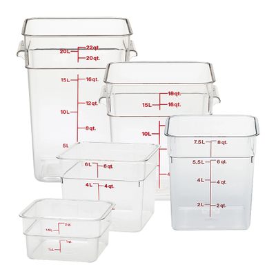 FOOD CONTAINER POLYCARBONATE CAMSQUARE CAMBRO