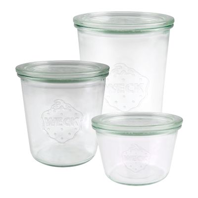 GLASS JAR WITH LID WECK