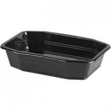 TRAY PP HMR BLACK  840ML -300CTN