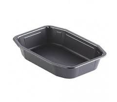 PP HMR BLACK TRAY 650ML 300/CTN