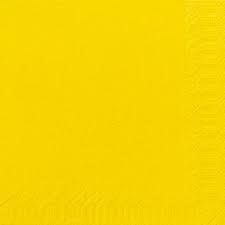 2PLY DINNER NAPKIN  YELLOW -2000CTN