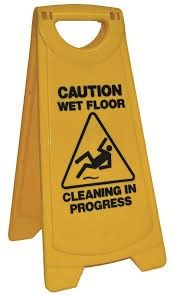 WET FLOOR SIGN /EA