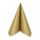 AIRLAID 40CM SOLID GOLD NAPKIN 50/PKT - 88952