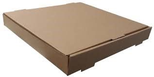PIZZA BOX 9 INCH WHITE/BRN INNER 50/CTN