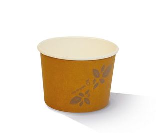 PLA HOT/COLD PAPER BOWL 16OZ 500/CTN