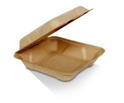 BAMBOO CLAMSHELL 8INCH  200/CTN