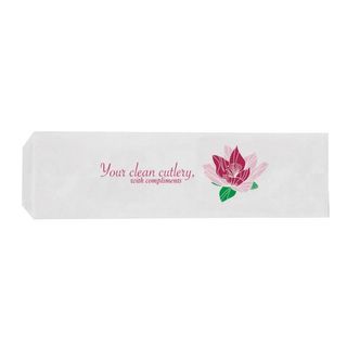 CUTLERY BAGS FLORAL 500/CTN