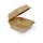 HAMBURGER CLAMSHELL 6" BAGASSE 400/CTN