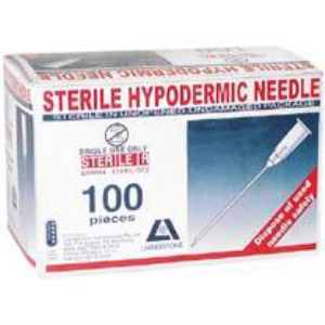 NEEDLE STERILE 25G 100/BOX
