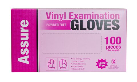 VINYL GLOVE P/FREE SMALL -PACKET