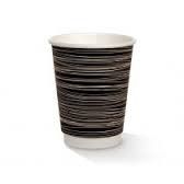COFFEE CUP BLK PRINT D/W 12OZ 500/CTN