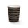 8OZ SINGLE WALL BSW COFFEE CUP BLACK 1000/C
