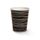 8OZ SINGLE WALL COFFEE CUP BLACK 1000/C