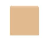 BROWN BAG 200X200MM 2SQ FLAT 500/PKT