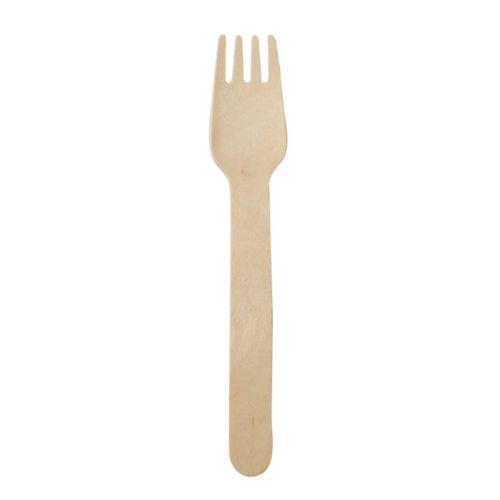 WOODEN FORK 160MM 100/PKT