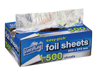 FOIL SHEETS CUT 28X21CM 500/PKT 6/CTN