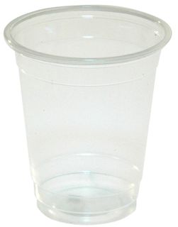 CLEAR PLASTIC BEER CUP 425ML 1000/CTN