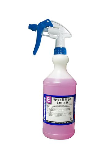 SPRAY & WIPE SANITISER 750ML