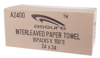 INTERLEAVED HAND TOWEL 150SHT 16PKTS