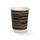 COFFEE CUP BLK PRINT D/W 8OZ 500/CTN