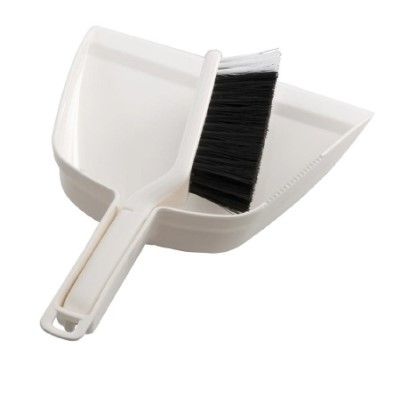 DUST PAN SET WHITE