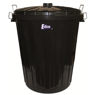 BLACK GARBAGE BIN 55L EACH