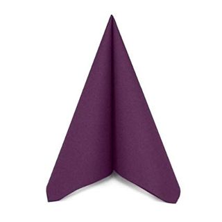 AIRLAID 40CM PLUM 50/PKT