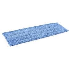 MICROFIBRE FLAT MOP HEAD 14X45CM BLUE