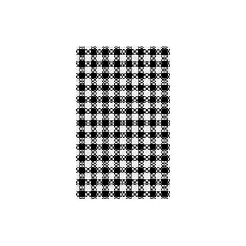 BLACK GINGHAM GREASEPROOF PAPER 190X310 200/PKT