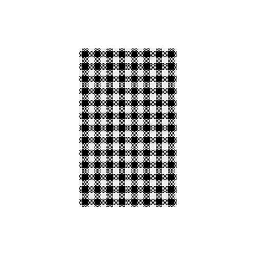 BLACK GINGHAM GREASEPROOF PAPER 200X300 200/PKT