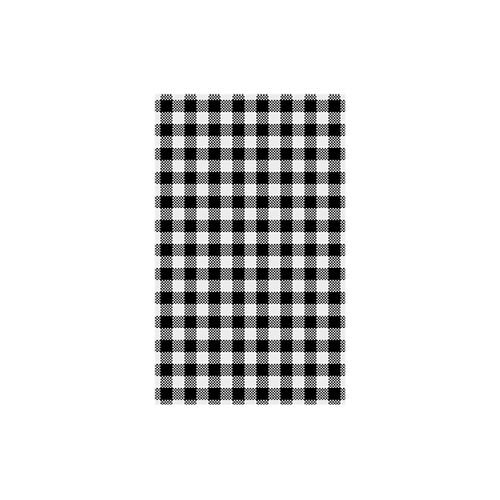 BLACK GINGHAM GREASEPROOF PAPER 200X300 200/PKT