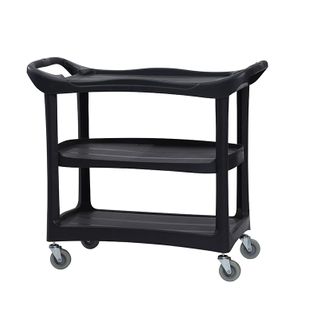 3 SHELF UTILITY CART BLACK