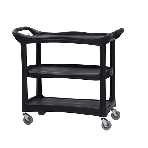 3 SHELF UTILITY CART BLACK