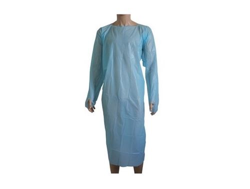 BLUE GOWN FULL LENGTH WITH THUMB 100/CTN