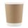 COFFEE CUP DW 8OZ KRAFT 500/CTN