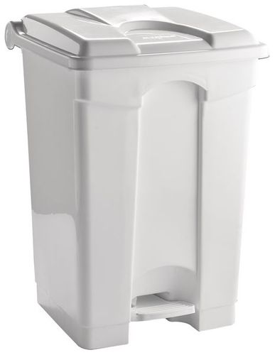 PEDAL BIN 70L WHITE BASE AND LID