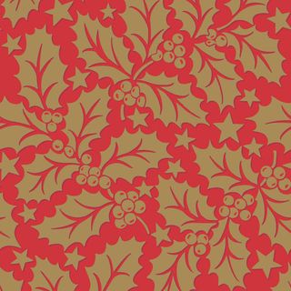 HOLLY RED AIRLAID NAPKIN 40CM 50PKT