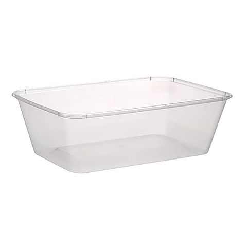 TAKEAWAY CONTAINER FREEZER GRADE RECT. 500ML