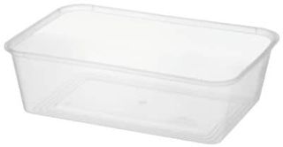 TAKEAWAY CONTAINER FREEZER GRADE RECTANGLE 750