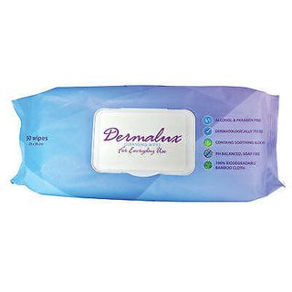 DERMALUX CLEANING WIPES 50PKT 12/CTN