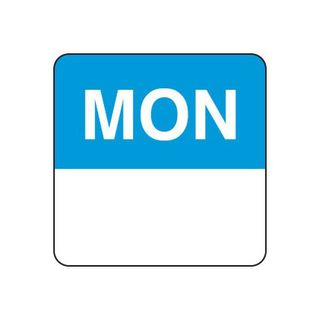 DISSOLVABLE 24MM SQUARE - MONDAY