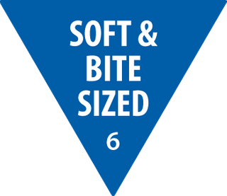 REMOVABLE 30MM TRIANGLE SOFT & BITE SIZED (BLUE) 500/ROLL