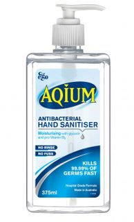 AQIUM HAND GEL 12 X 375ML TGA APPROVED